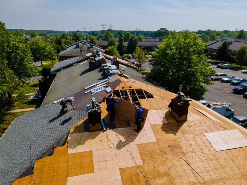 Roofing in Progress